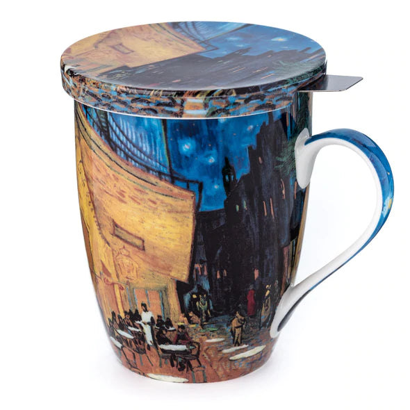 McIntosh - Vincent van Gogh, Cafe Terrace at Night (Tea Mug w Infuser)