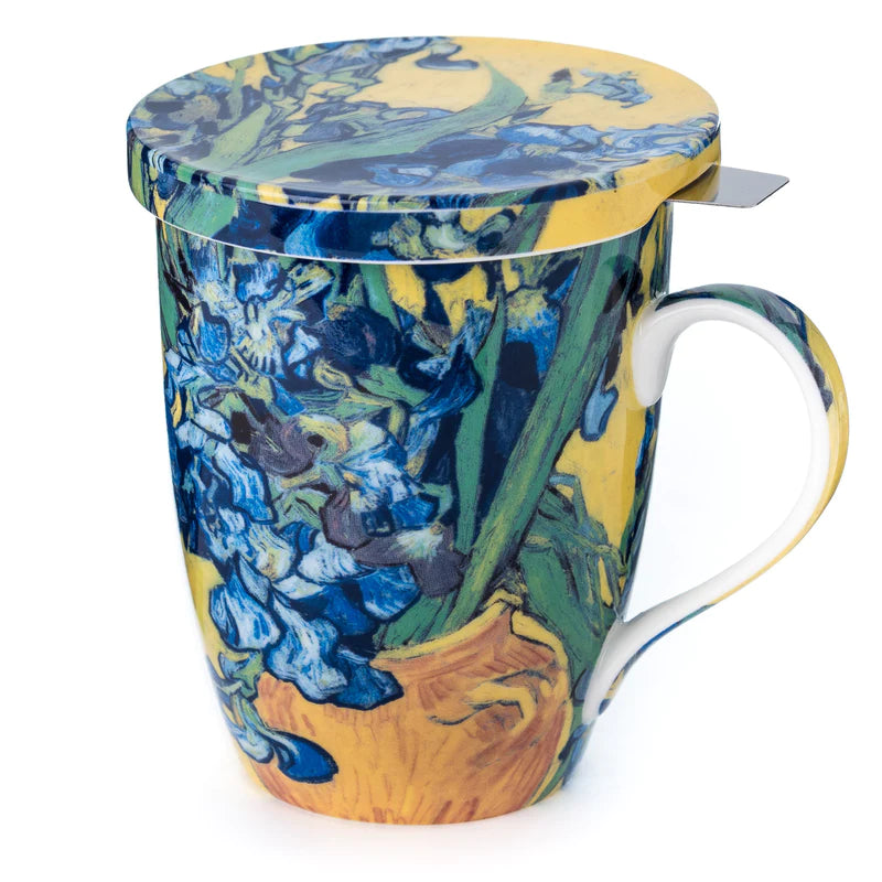 McIntosh - Van Gogh, Iris (tasse à thé avec infuseur)