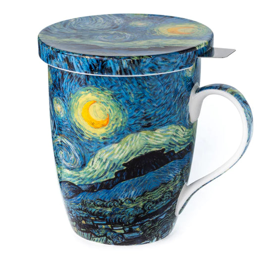 McIntosh - Vincent van Gogh, Noche estrellada (Taza de té con infusor)