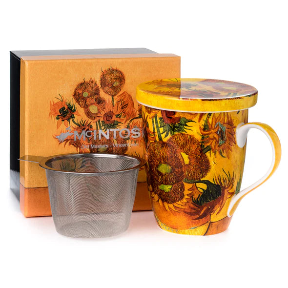 McIntosh - Vincent van Gogh, Girasoles (Taza de té con infusor)